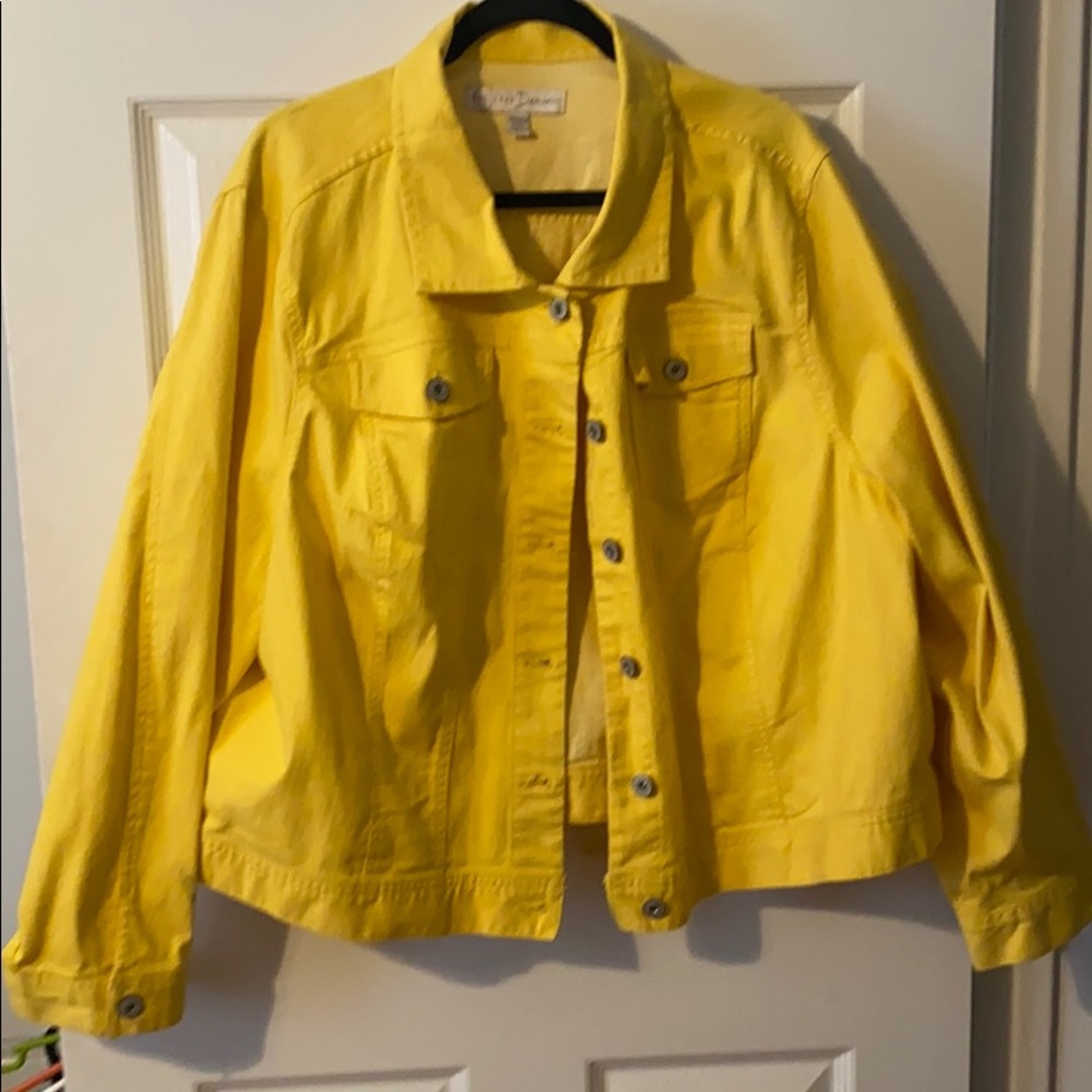 Catos yellow denim jacket